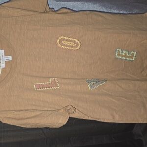 Peace Love World Tan 'LOVE'  Shirt